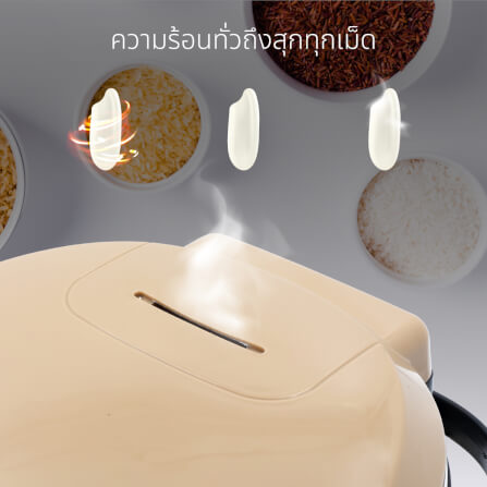 หม้อหุงข้าวดิจิตอล KASHIWA รุ่น RC-1804 ขนาด 1.8 ลิตร สีน้ำตาล_5