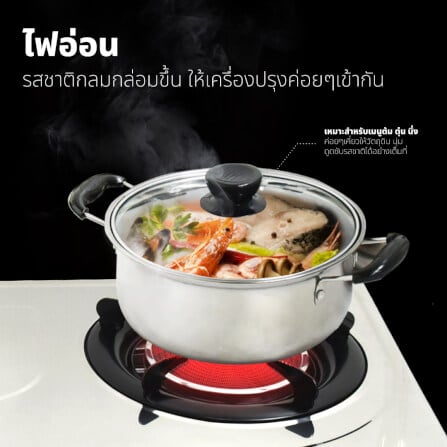 เตาแก๊สตั้งโต๊ะ KASHIWA รุ่น K-2006 สีเงิน_5