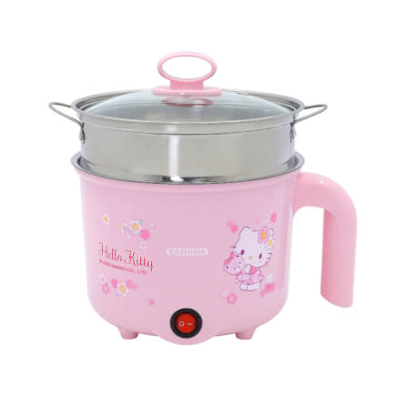 หม้ออเนกประสงค์ KASHIWA รุ่น KW-133 ขนาด 1.5 ลาย HELLO KITTY สีชมพู_5