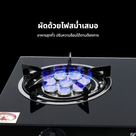 เตาแก๊สตั้งโต๊ะ KASHIWA รุ่น X-2501 สีดำ_5