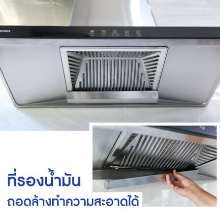 ชุดเซต เครื่องดูดควัน + เตาแก๊สฝัง 2 หัว KASHIWA PSD-203D + Q-5006 + ชุดหัวปรับแรงดันต่ำ_5