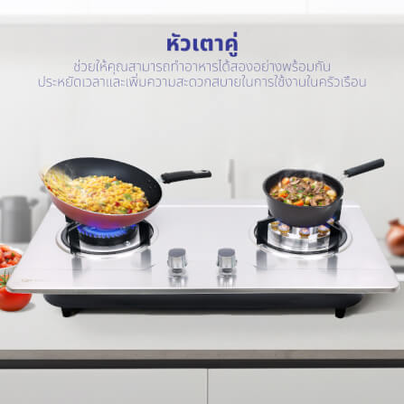 เตาแก๊สตั้งโต๊ะ OXYGEN รุ่น Q-5006 สีเงิน_6