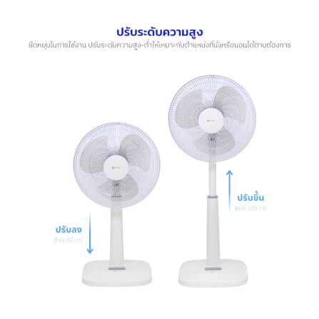 พัดลมตั้งพื้น KASHIWA รุ่น FS-2202 ขนาด 16 นิ้ว สีขาว_6