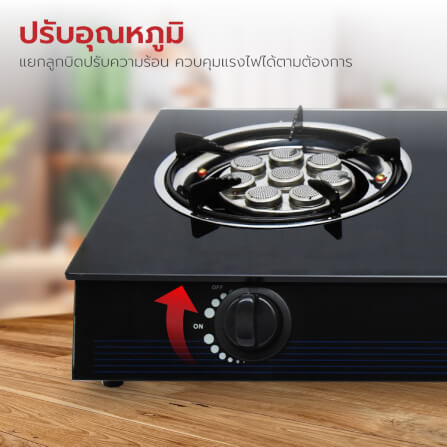 ชุดเซต เครื่องดูดควัน + เตาแก๊ส 2 หัว KASHIWA PSD-309H + X-2400 + ชุดหัวปรับแรงดันต่ำ_8