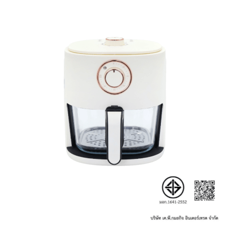 หม้อทอดไร้น้ำมัน OXYGEN รุ่น KW-816 ขนาด 4 ลิตร สีขาว_11