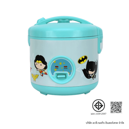 หม้อหุงข้าว SUPER HERO DC KASHIWA รุ่น RC-113 ขนาด 1 ลิตร สีฟ้า_6