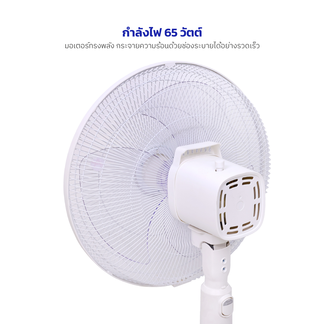 พัดลมตั้งพื้น KASHIWA รุ่น FS-2201 สีขาว_8