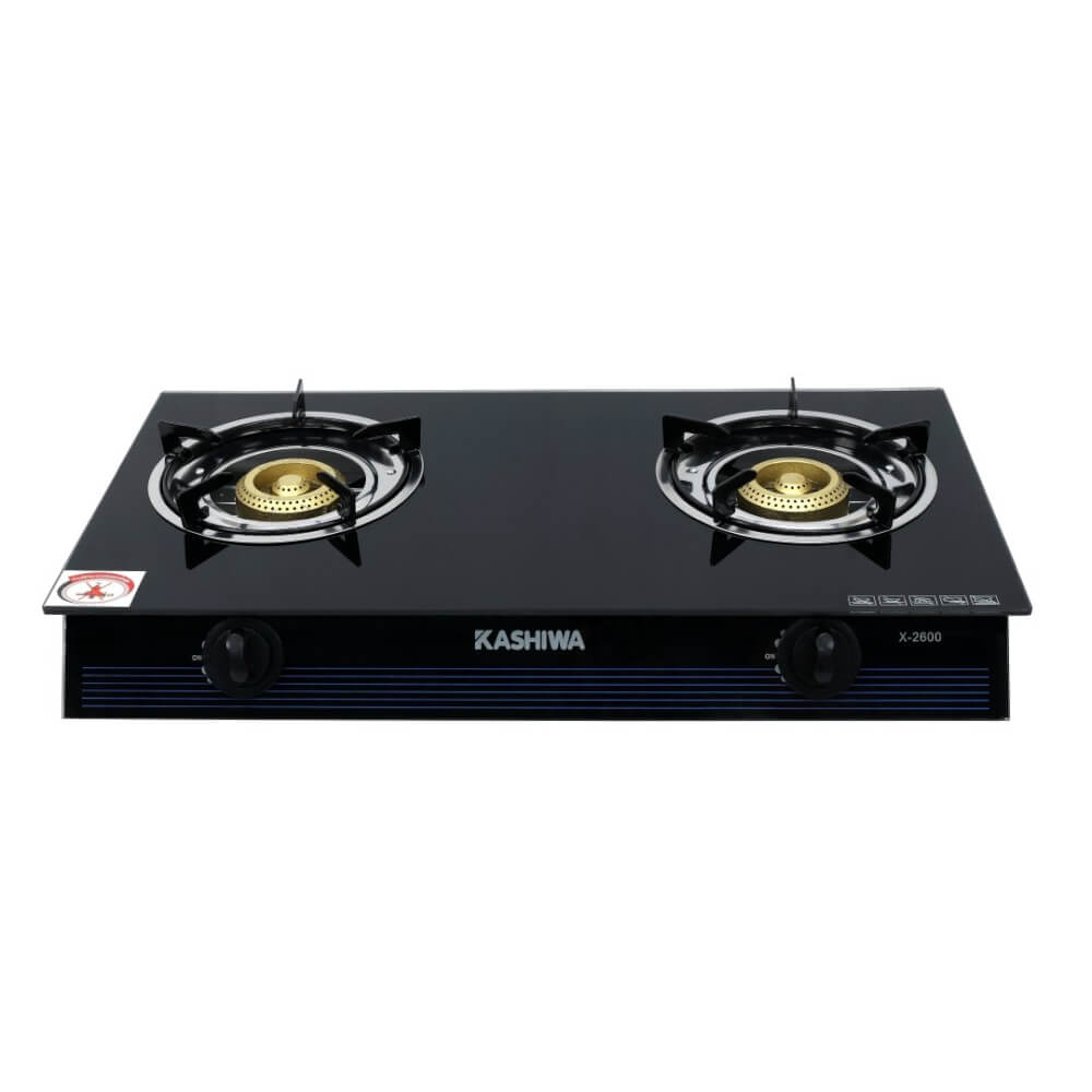 เตาแก๊สตั้งโต๊ะ KASHIWA รุ่น X-2600 สีดำ