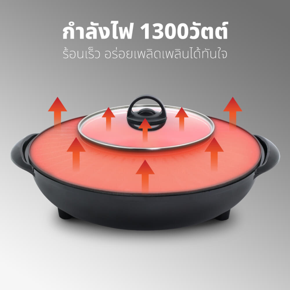 เตาปิ้งย่าง KASHIWA รุ่น KYS-821 สีดำ