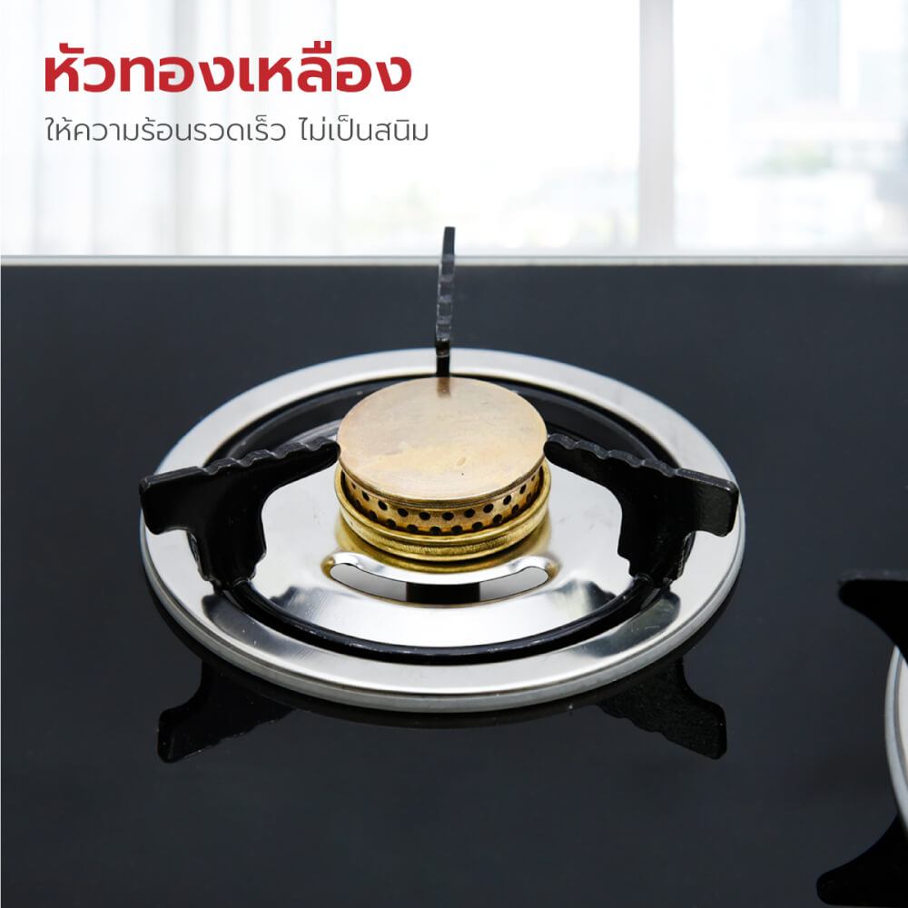 เตาแก๊สตั้งโต๊ะ KASHIWA รุ่น X-3006 สีดำ