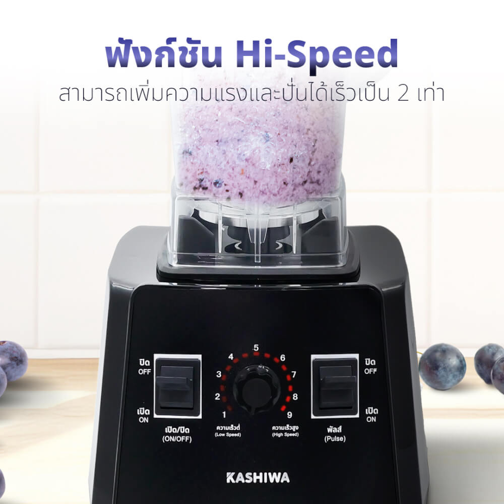  เครื่องปั่นน้ำผลไม้ Kashiwa รุ่น TG-04 สีดำ