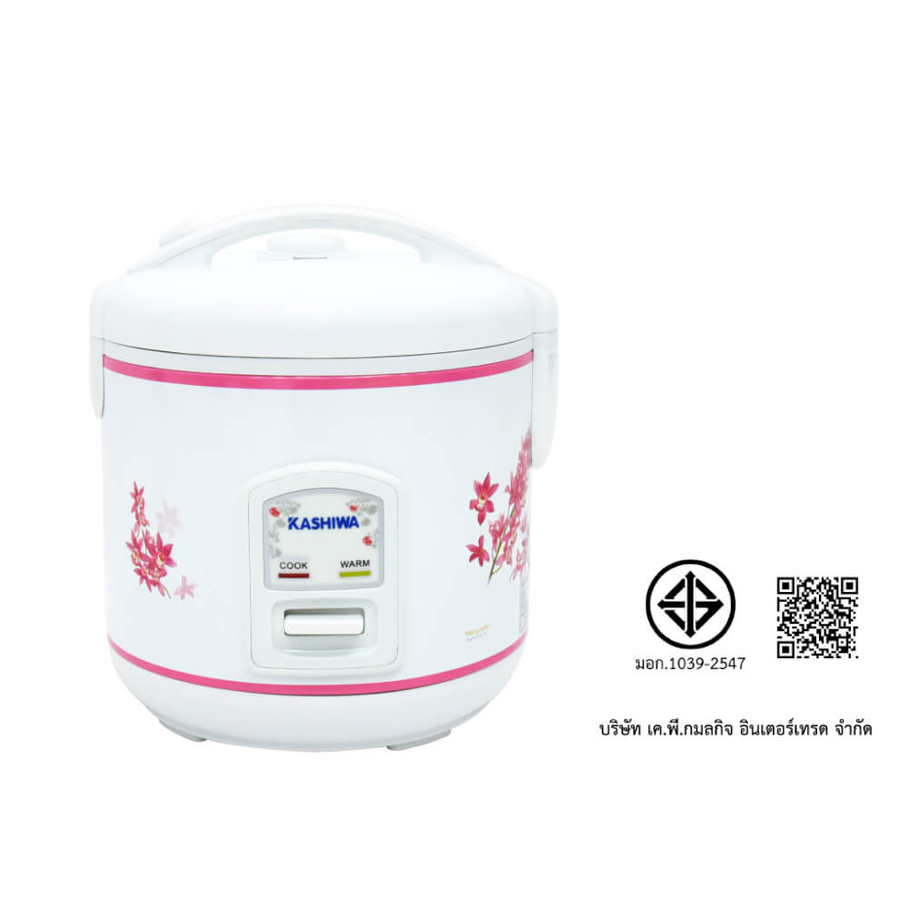 หม้อหุงข้าว KASHIWA รุ่น RC-110 ความจุ 1 ลิตร สีขาว
