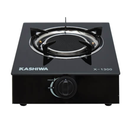 เตาแก๊สตั้งโต๊ะ KASHIWA รุ่น X-1300 สีดำ_0