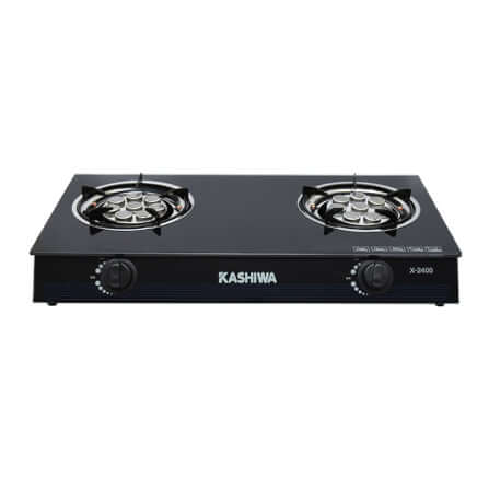 เตาแก๊สตั้งโต๊ะ KASHIWA รุ่น X-2400 สีดำ_0