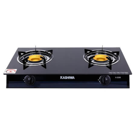 เตาแก๊สตั้งโต๊ะ KASHIWA รุ่น X-2200 สีดำ_0
