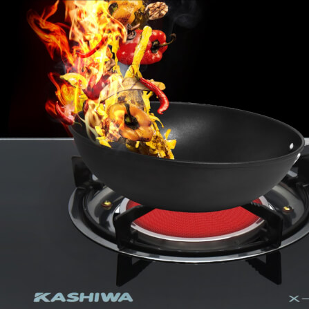 เตาแก๊สตั้งโต๊ะ KASHIWA รุ่น X-1300 สีดำ_6