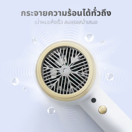 ไดร์เป่าผม KASHIWA รุ่น HR-1201 สีขาว_6