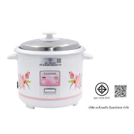 หม้อหุงข้าว KASHIWA รุ่น RC-104 ความจุ 1 ลิตร สีขาว_11
