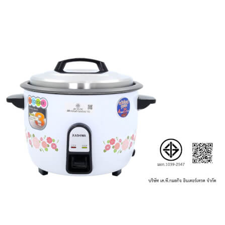 หม้อหุงข้าวไฟฟ้า KASHIWA รุ่น RC-401 ขนาด 4 ลิตร สีขาว_11