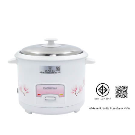 หม้อหุงข้าว KASHIWA รุ่น RC-418 ความจุ 1.8 ลิตร สีขาว_11