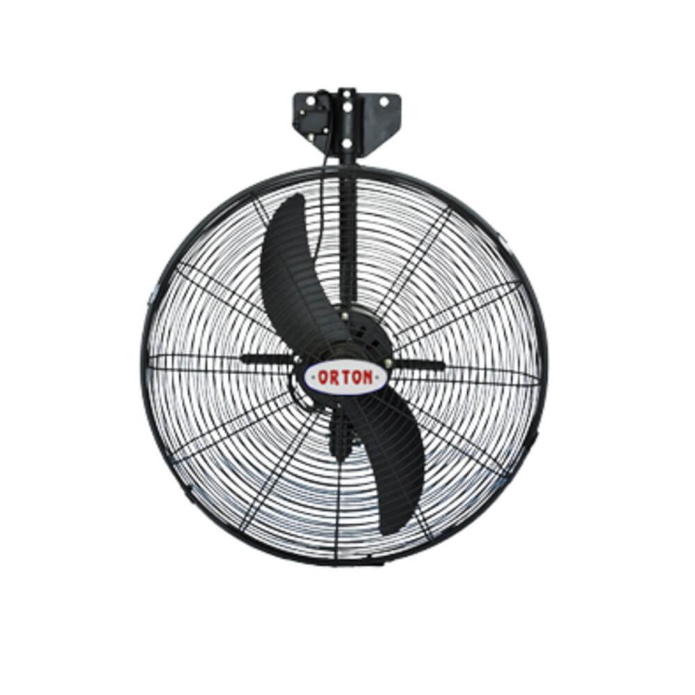 พัดลมอุตสาหกรรมใบดำ ORTON ติดผนัง รุ่น FB-SERIES ขนาด 24 นิ้ว สีดำ