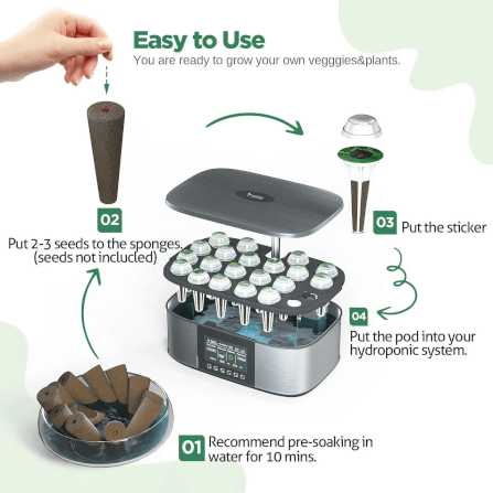 ชุดวัสดุปลูกแบบกลม LETPOT 20 ชิ้น (ใช้กับเครื่องรุ่น MAX/SENIOR/LITE/AIR)_5