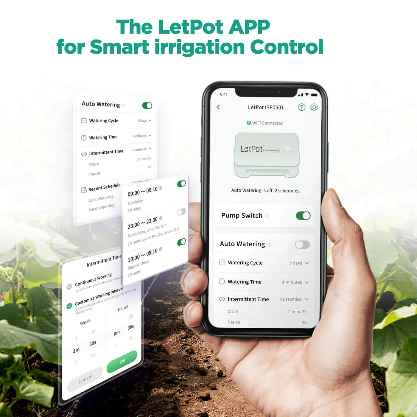 ระบบรดน้ำอัตโนมัติ สำหรับต้นไม้ในกระถาง LetPot Smart Drip Irrigation ควบคุมผ่าน Wi-Fi และ Mobile Application_4