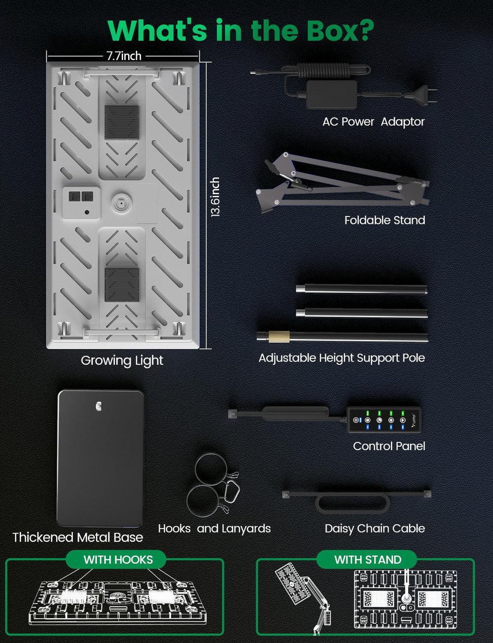 ไฟปลูกต้นไม้ในร่มอัจฉริยะ LED 100W LETPOT SMART GROW LIGHT (ควบคุมผ่าน MOBILE APPLICATION_6