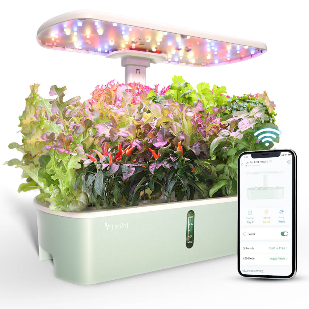 เครื่องปลูกระบบไฮโดรโปนิกส์อัตโนมัติ 10 ช่อง LetPot AIR (ควบคุมผ่าน smart mobile app)_0
