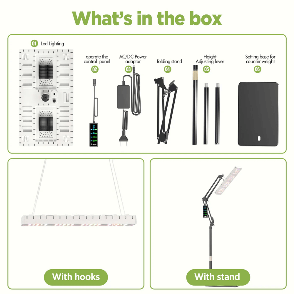 ไฟปลูกต้นไม้ในร่มอัจฉริยะ LED 60W LetPot Smart Sunvibe (ควบคุมผ่าน Mobile Application)_10