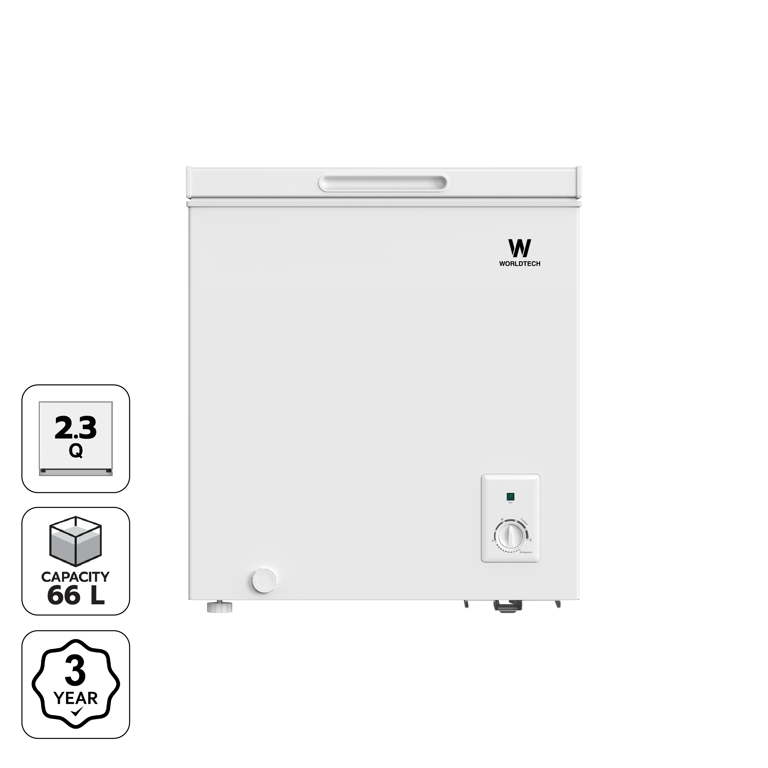  ตู้แช่ 2 ระบบ WORLDTECH รุ่น WT-FZ70 ขนาด 2.3 คิว ความจุ 66 ลิตร_0