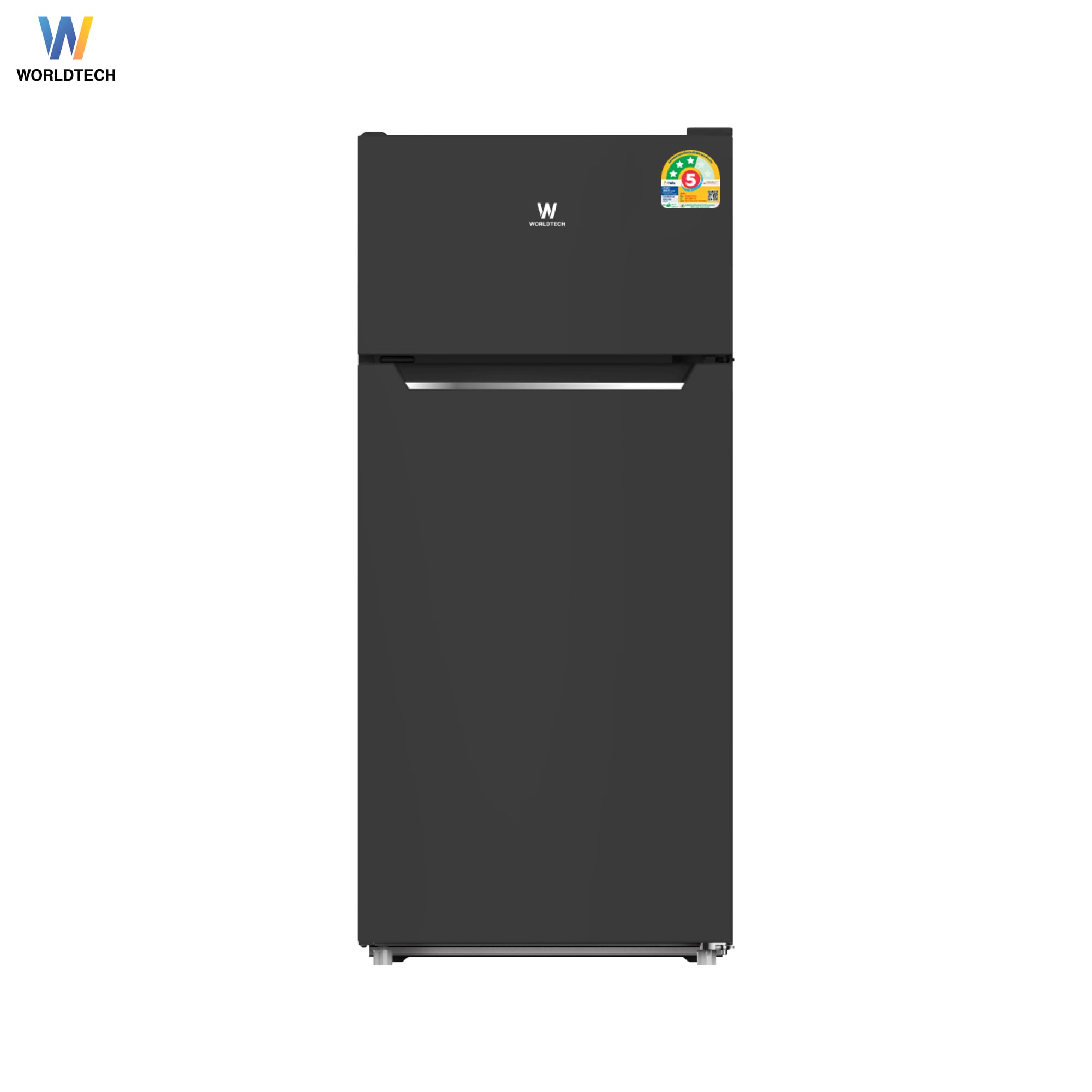 ตู้เย็น 2 ประตู WORLDTECH รุ่น WT-MRF-112 ขนาด 4 คิว ความจุ 112 ลิตร  สีดำ_1