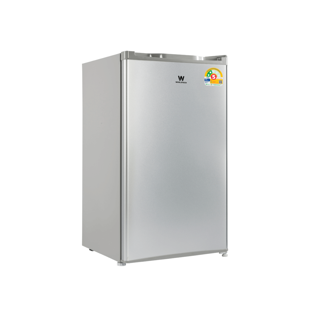 ตู้เย็น 1 ประตู WORLDTECH รุ่น WT-RF101 ขนาด 3.3 คิว ความจุ 92 ลิตร (สีเงิน)  _8