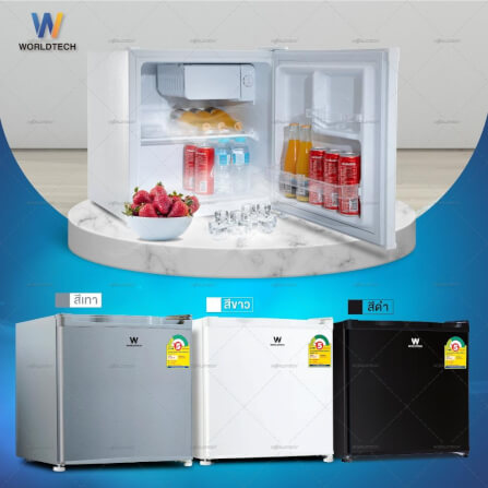 ตู้เย็นมินิบาร์ WORLDTECH รุ่น WT-MB48 ขนาด  1.7 คิว ความจุ 46 ลิตร สีขาว_2