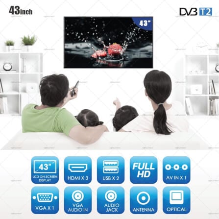 แอลอีดีทีวี 43 นิ้ว Smart WORLDTECH รุ่น WTTVSM43FHD210000A_1