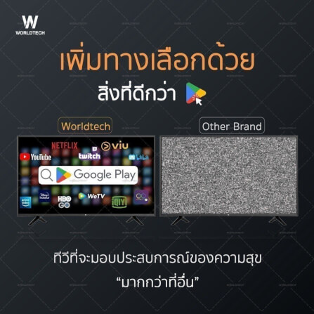 แอลอีดีทีวี 43 นิ้ว Smart WORLDTECH รุ่น WTTVSM43FHD210000A_3