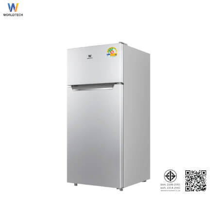 ตู้เย็น 2 ประตู WORLDTECH รุ่น WT-MRF-112 ขนาด 4 คิว ความจุ 112 ลิตร สีเงิน_8