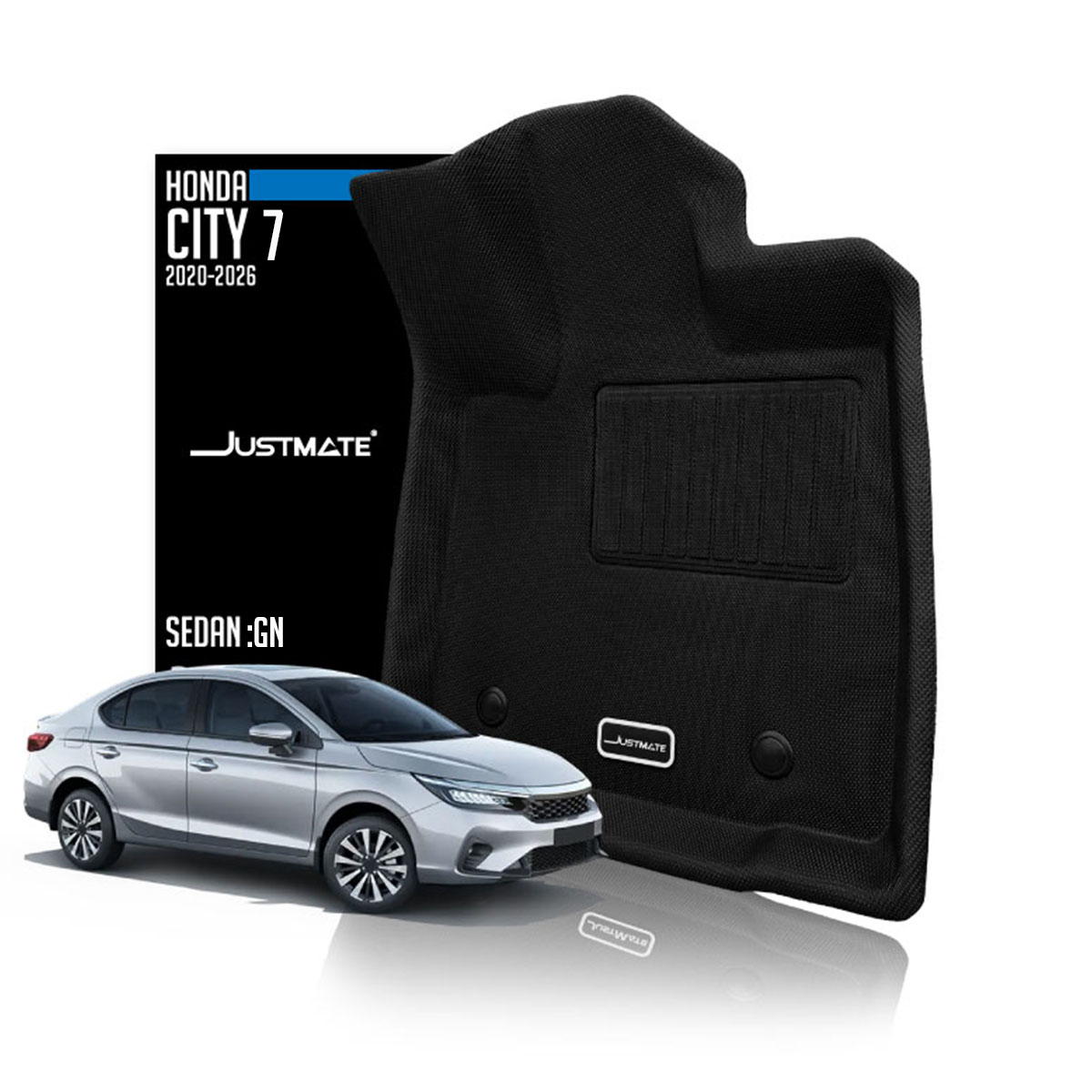 พรมปูพื้นรถยนต์ JUSTMATE HONDA CITY 7 SEDAN :GN 2020-2026_0