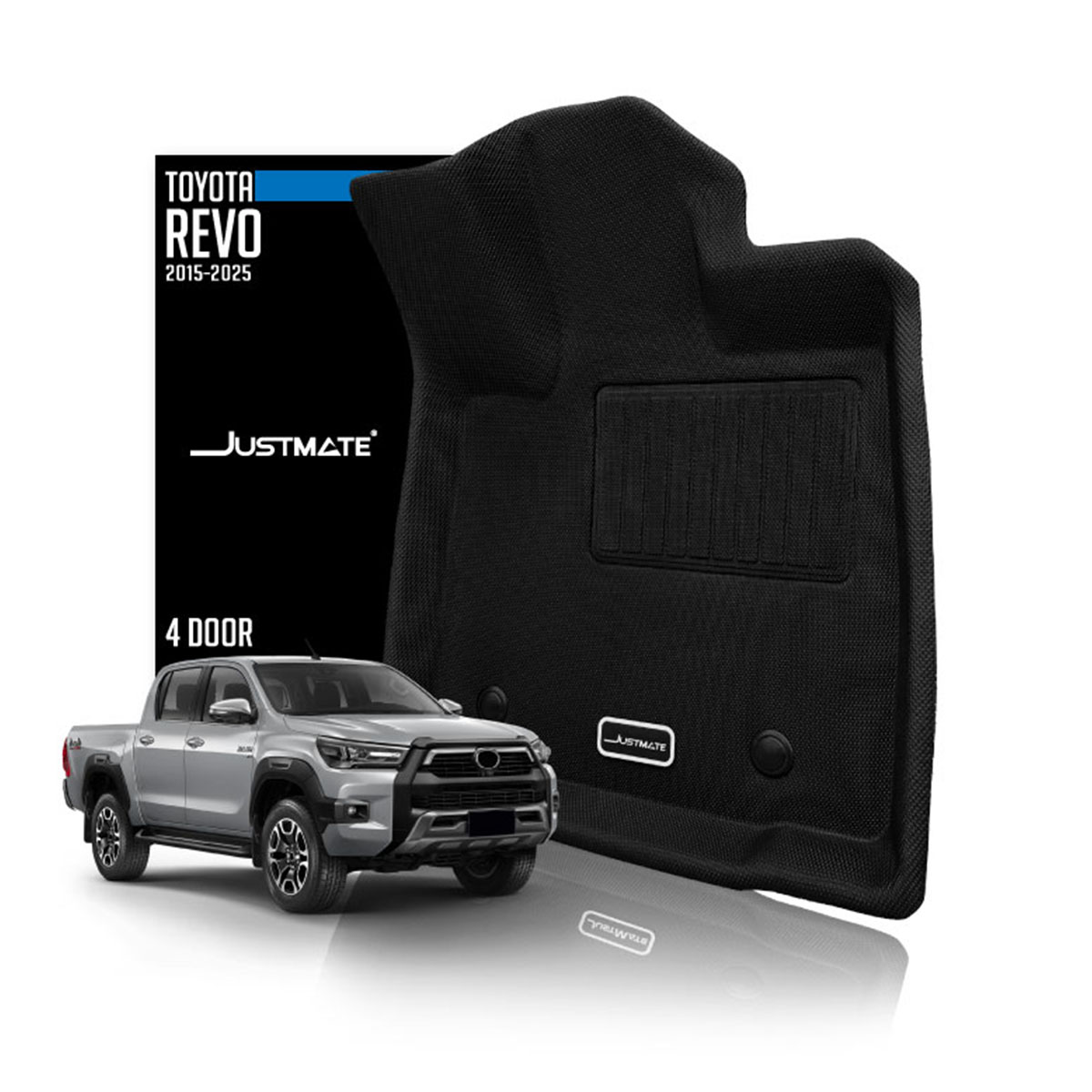 พรมปูพื้นรถยนต์ JUSTMATE TOYOTA REVO 4D AT 2015-2025_0