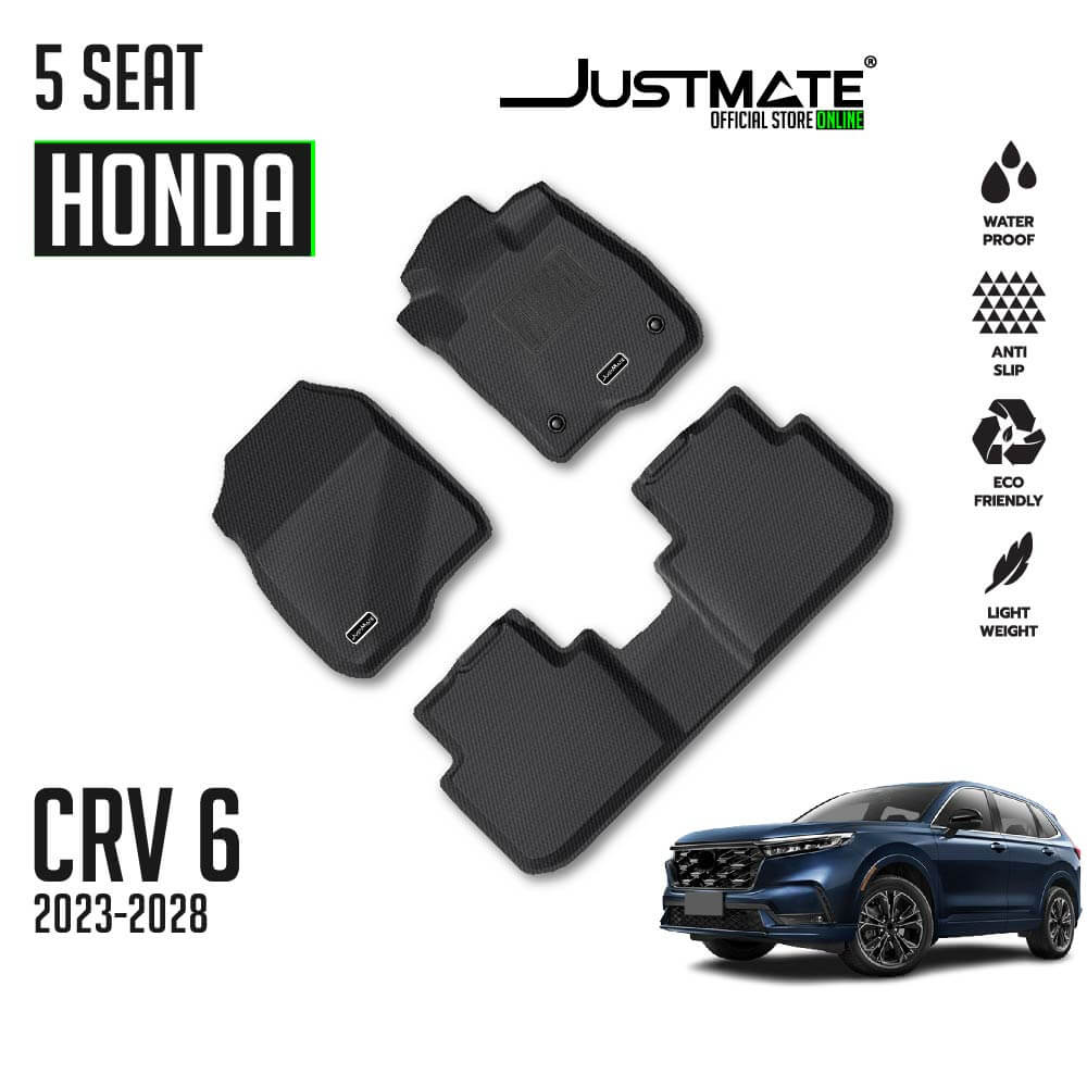 พรมปูพื้นรถยนต์ JUSTMATE HONDA CRV G6 5 SEAT 2023 - 2026