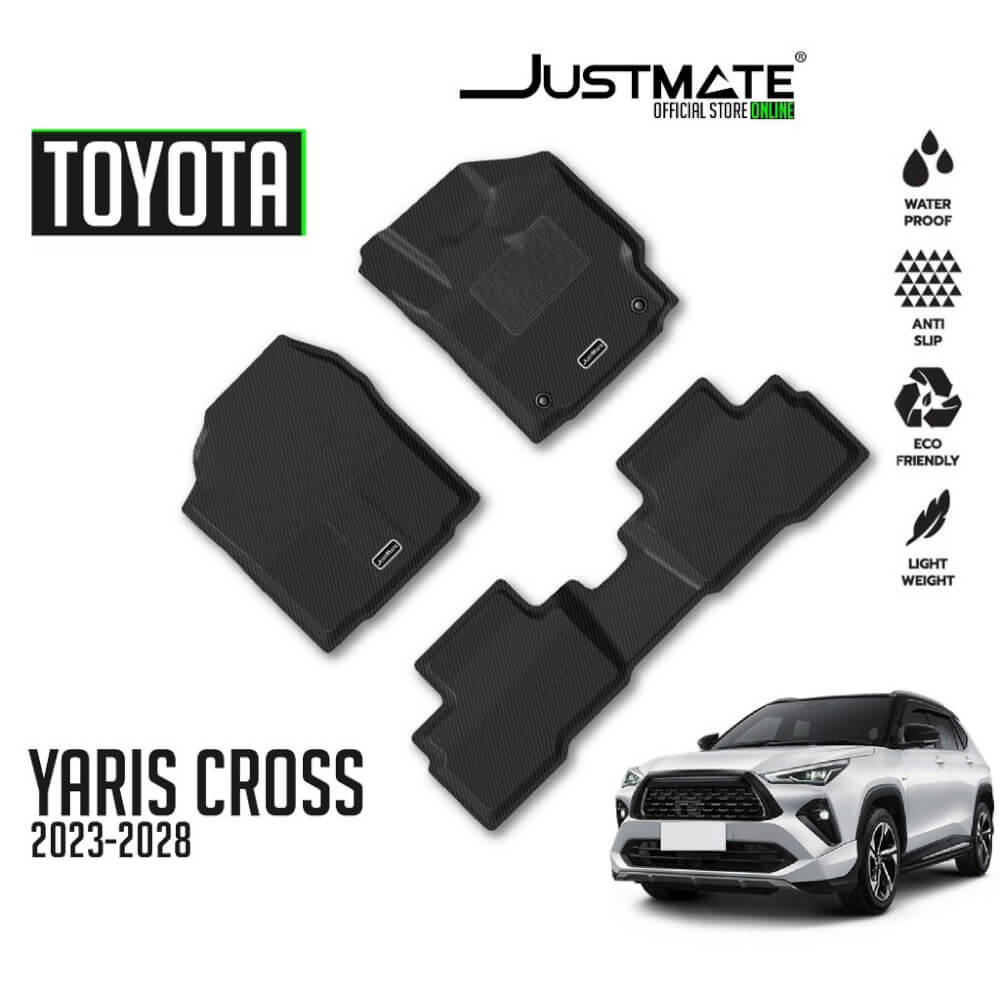 พรมปูพื้นรถยนต์ JUSTMATE TOYOTA YARIS CROSS 2023 - 2028