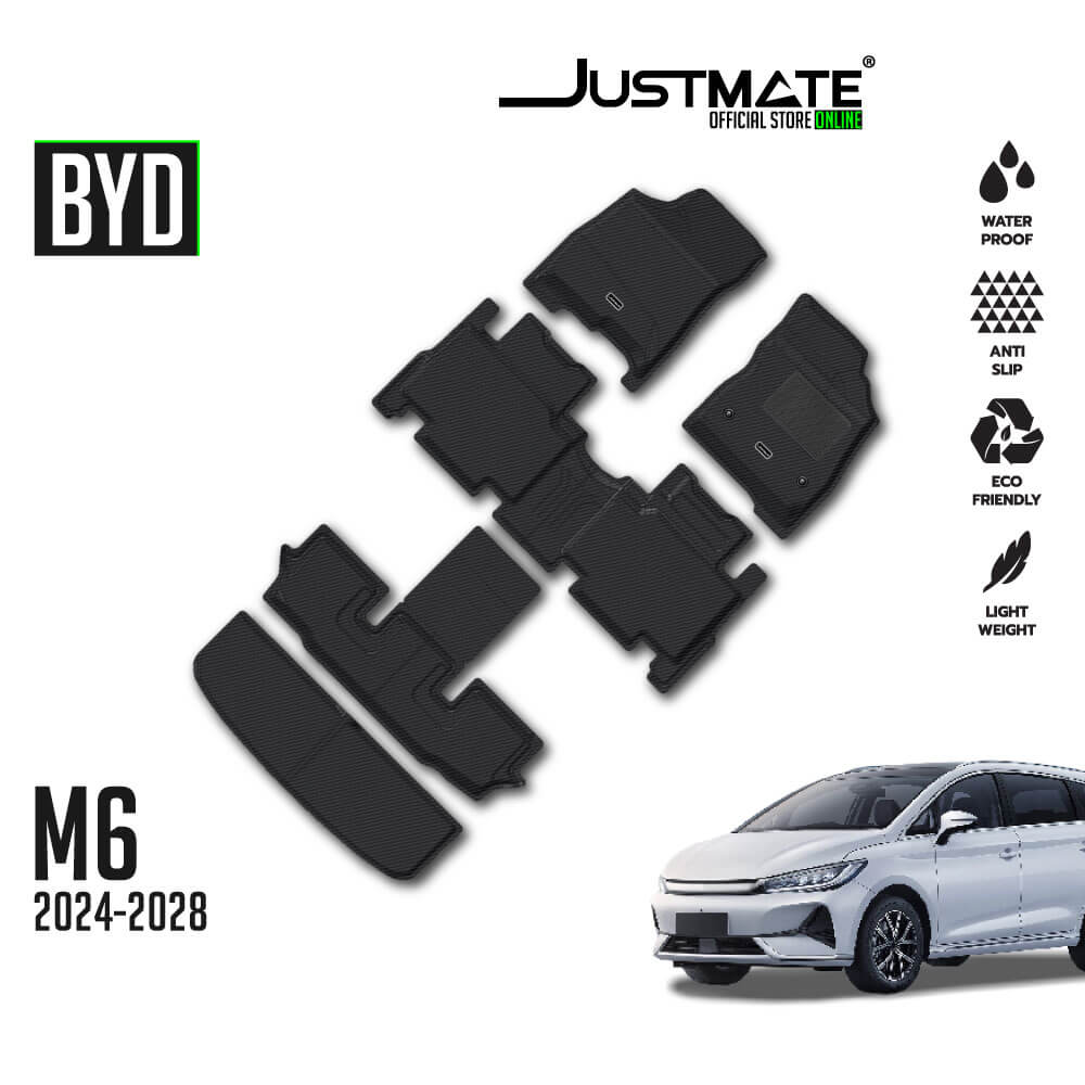 พรมปูพื้นรถยนต์ JUSTMATE BYD M6 2024-2028