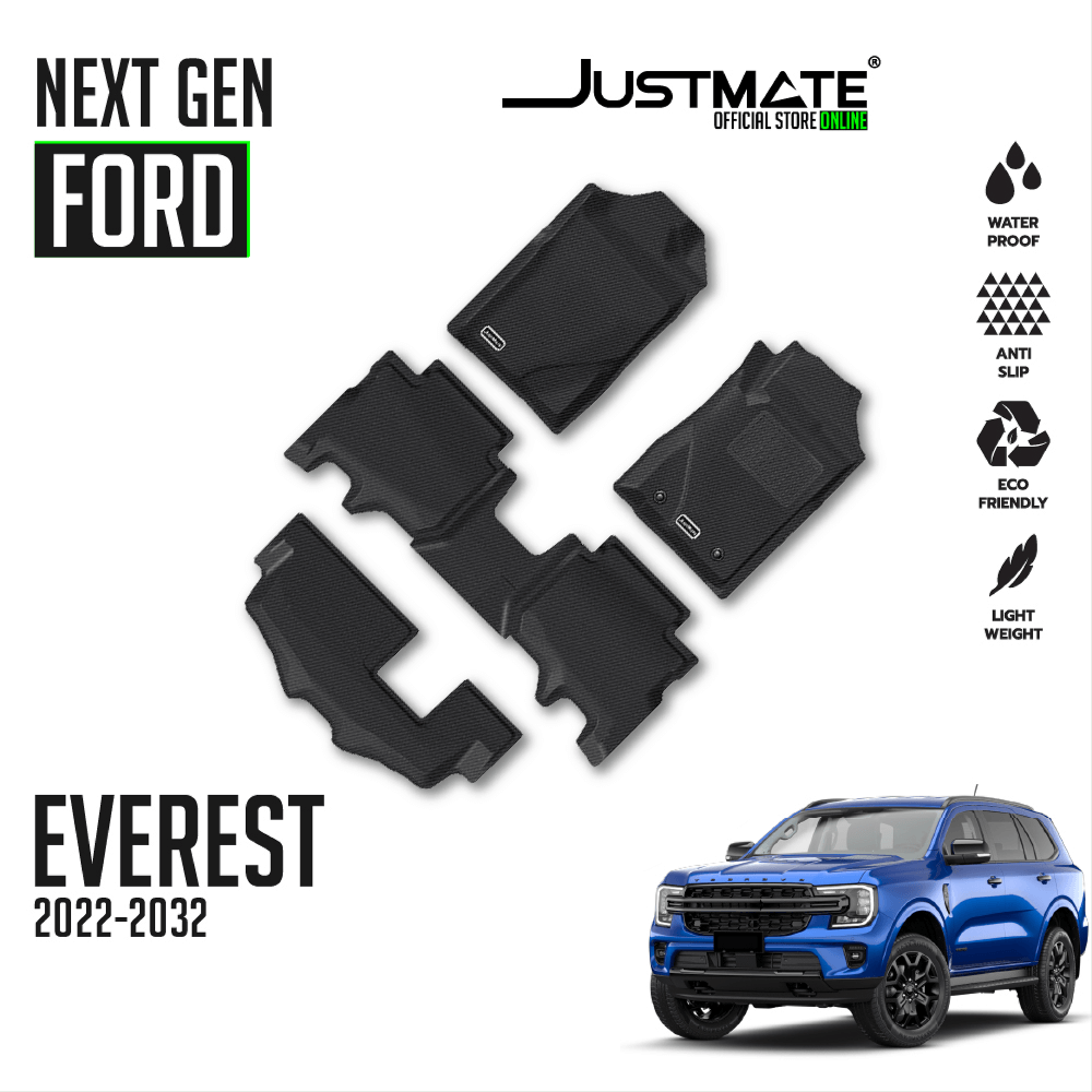 พรมปูพื้นรถยนต์ JUSTMATE FORD EVEREST 2022-2032