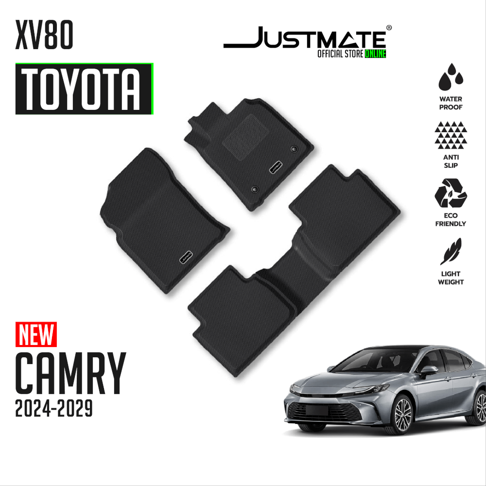 พรมปูพื้นรถยนต์ JUSTMATE TOYOTA CAMRY XV80 2024-2029