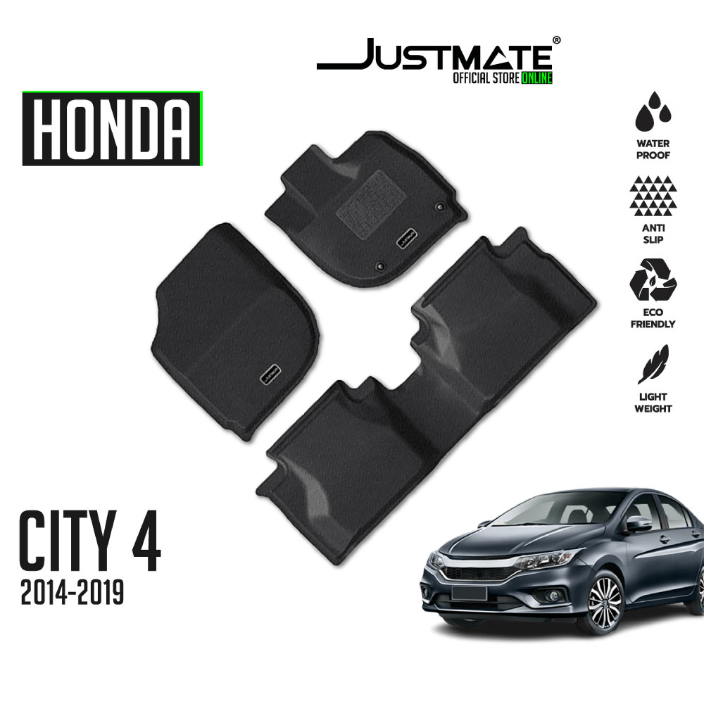 พรมปูพื้นรถยนต์ JUSTMATE HONDA CITY 4 2014-2019