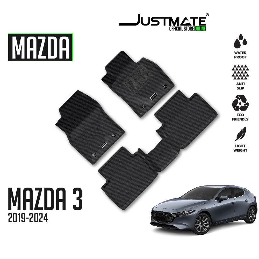 พรมปูพื้นรถยนต์ JUSTMATE MAZDA 3 2019-2024
