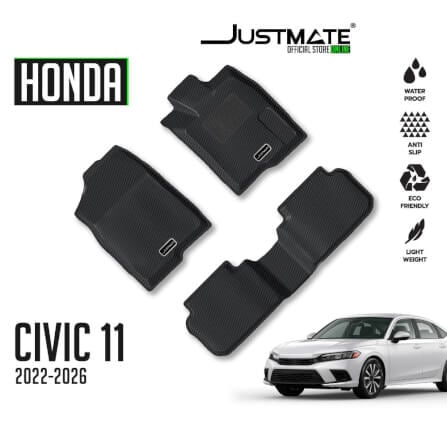 พรมปูพื้นรถยนต์ JUSTMATE HONDA CIVIC 2022 - 2026_11