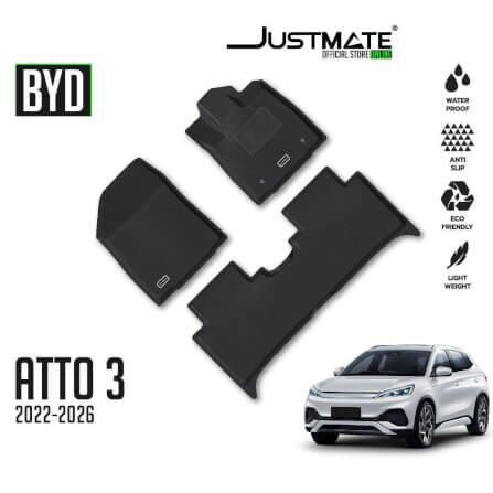 พรมปูพื้นรถยนต์ JUSTMATE BYD ATTO 3 2022-2026_8