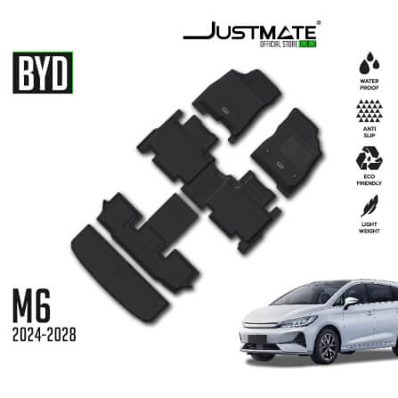 พรมปูพื้นรถยนต์ JUSTMATE BYD M6 2024-2028_12