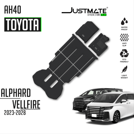 พรมปูพื้นรถยนต์ JUSTMATE TOYOTA ALPHARD AH40 2023-2028_11